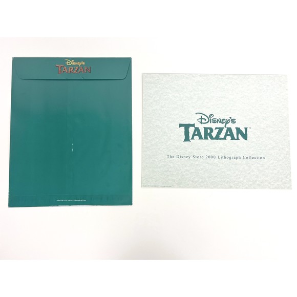 TARZAN The Disney Store 2000 Collection USA Jane Burroughs Elephant Lithograph - Picture 2 of 4